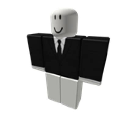 roblox black suit with tie.